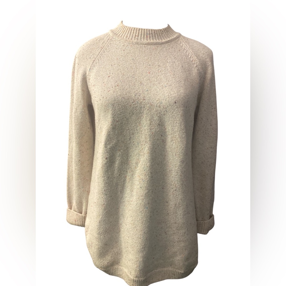 Loft Cream Knit Sweater EUC MP